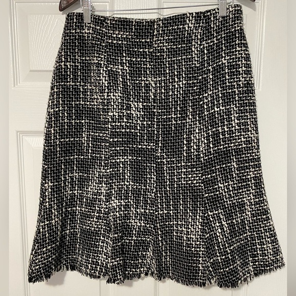 Jessica black and white tweed bouclé skirt Size 12 - Picture 2 of 6